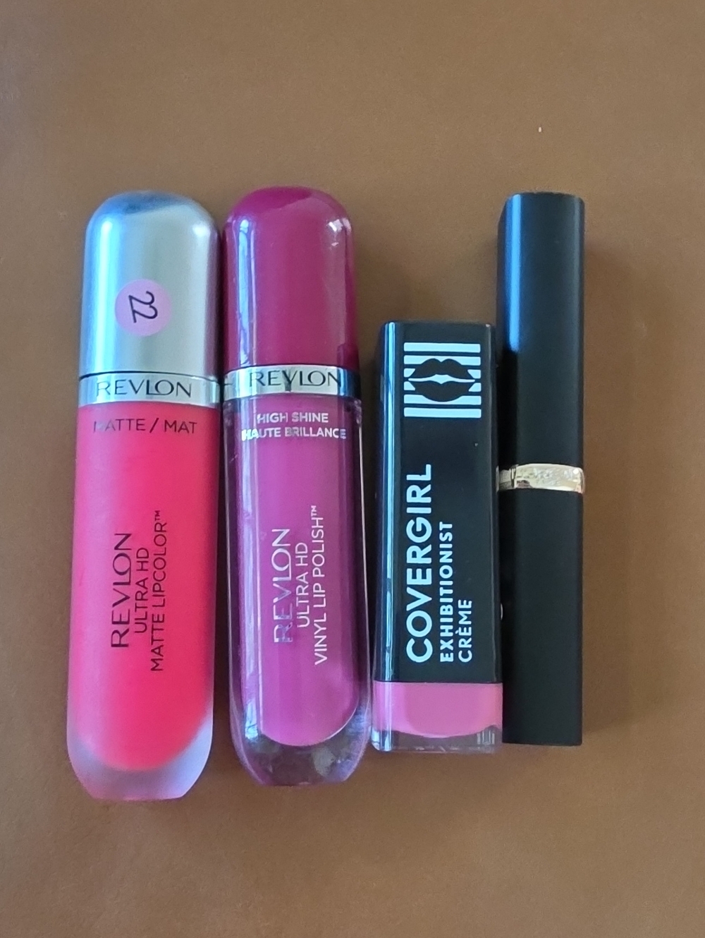 Revlon Lip Trio in Bright Pink, Fuchsia and Soft Pink